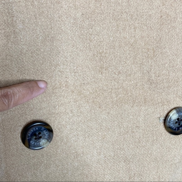 Lauren Ralph Lauren Camel Hair Peacoat Size 8 - Picture 14 of 14